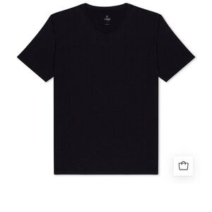 Merino Ridge Men's Black Crew Neck T-Shirt - Classic Everyday Tee
